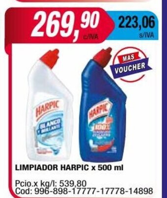 Maxiconsumo Limpiador Harpic x 500ml oferta