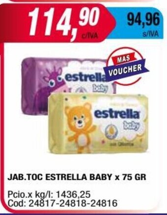 Maxiconsumo Jab. Toc Estrella Baby x 75gr oferta