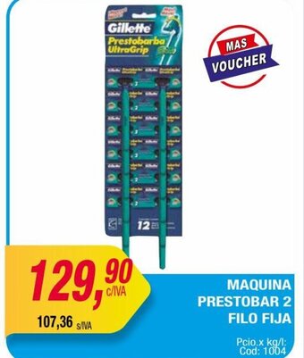 Maxiconsumo Maquina Prestobar 2 Filo Fija oferta