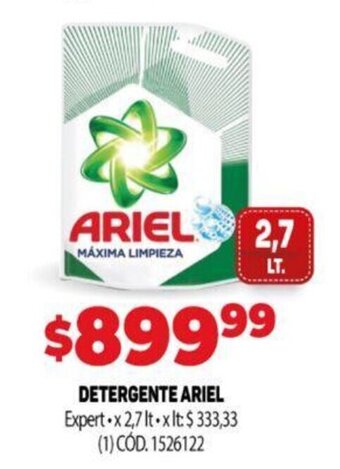 Makro Detergente Ariel oferta