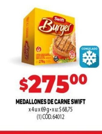 Makro Medallones de Carne Swift oferta