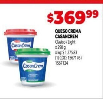 Makro Queso Crema Casancrem oferta