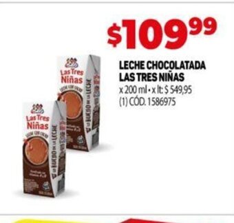 Makro Leche Chocolatada Las Tres Niñas oferta