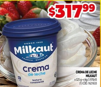 Makro Crema De Leche Milkaut oferta