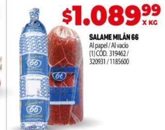 Makro Salame Milán 66 oferta