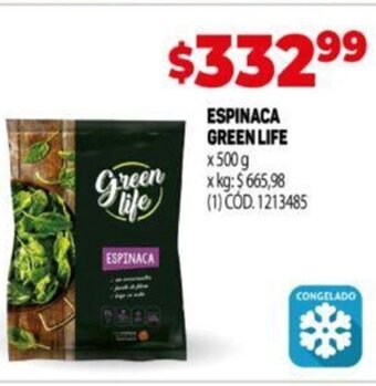 Makro Espinaca Green Life oferta