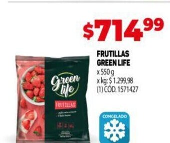 Makro Frutillas Green Life oferta