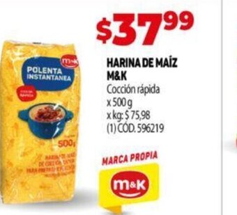 Makro Harina De Maíz M&K oferta