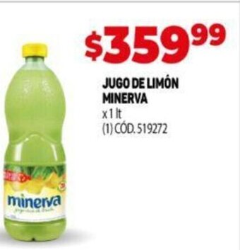 Makro Jugo De Limón Minerva oferta