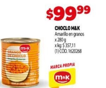 Makro Choclo M&K oferta