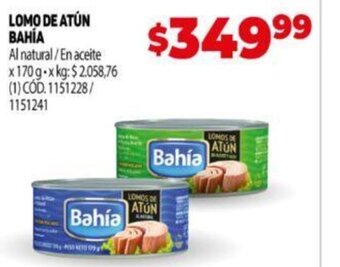Makro Lomo De Atún Bahía oferta
