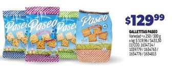 Makro Galletitas Paseo oferta