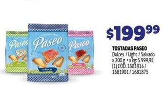 Makro Tostadas Paseo oferta