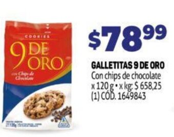 Makro Galletitas 9 De Oro oferta
