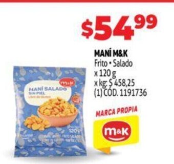 Makro Maní M&K oferta
