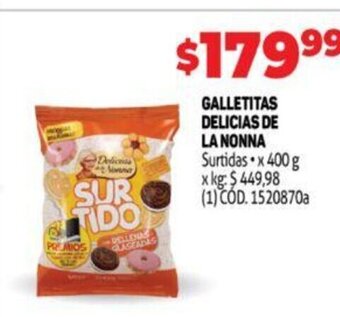 Makro Galletitas Delicias de La Nonna oferta