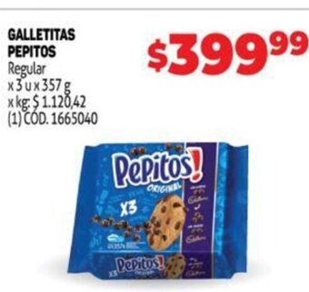 Makro Galletitas Pepitos oferta