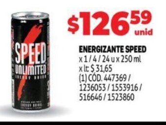 Makro Energizante Speed oferta