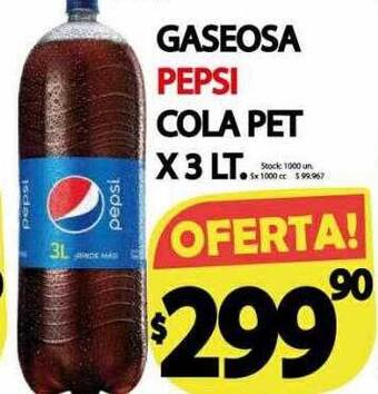 Supermercados Mariano Max Gaseosa pepsi cola oferta