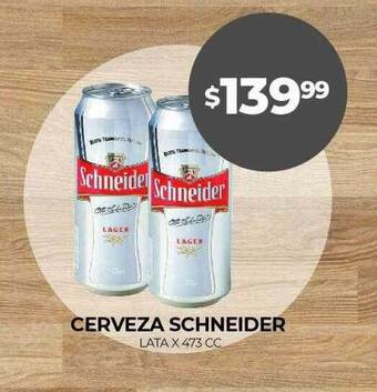 Supermercados Tadicor Cerveza schneider oferta