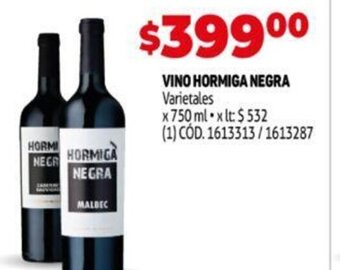 Makro Vino Hormiga Negra oferta