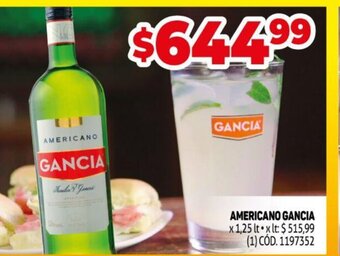 Makro Americano Gancia oferta