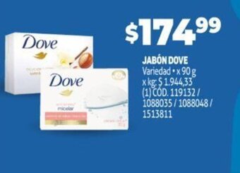 Makro Jabón Dove oferta