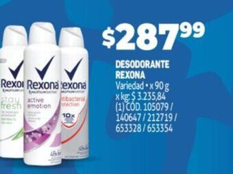 Makro Desodorante Rexona oferta