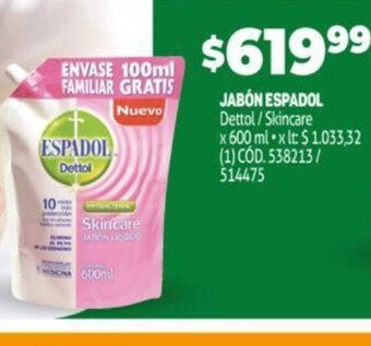 Makro Jabón Espadol oferta