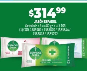 Makro Jabón Espadol oferta