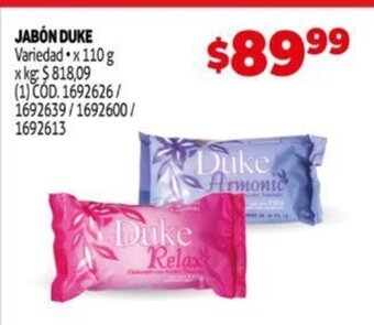Makro Jabón Duke oferta