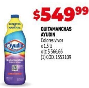 Makro Quitamanchas Ayudín oferta