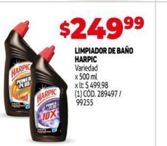 Makro Limpiador de Baño Harpic oferta