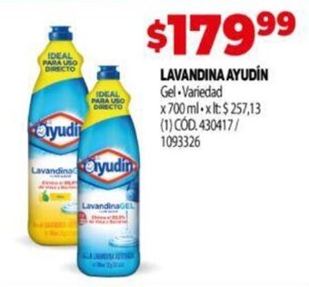 Makro Lavandina Ayudín oferta