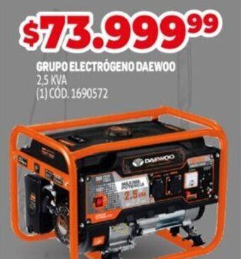 Makro Grupo Electrógeno Daewoo oferta