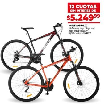 Makro Bicicleta MB Philco oferta
