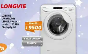 Longvie lavarropas l18012