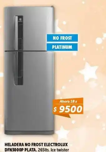 Helader no frost electrolux dfn3000p plata