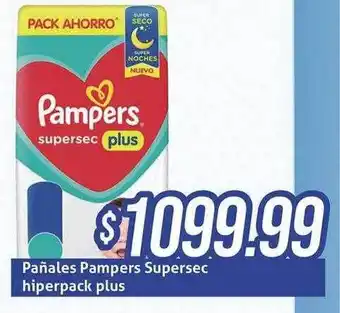 Gomez Pardo Pañales pampers supersec hiperpack plus oferta