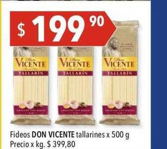 Hergo Fideos don vicente tallarines oferta