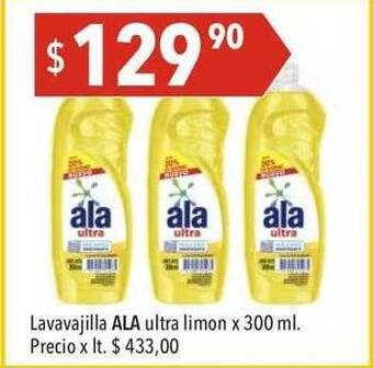 Hergo Lavavajilla ala ultra limon oferta