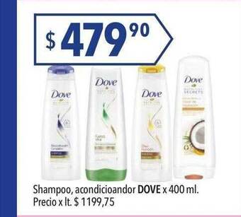 Hergo Shampoo acondicionador dove oferta