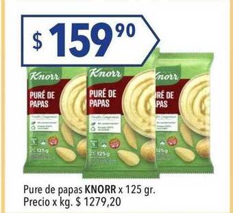 Hergo Pure de papas knorr oferta