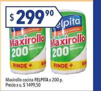 Hergo Maxirollo cocina felpita oferta