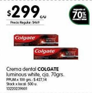 Jumbo Crema dental colgate 70g oferta