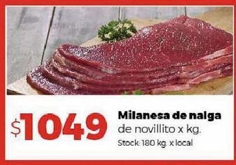 Disco Milanesa de nalga de novillito x kg oferta