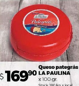 Disco Queso pategrás la paulina x 100g oferta