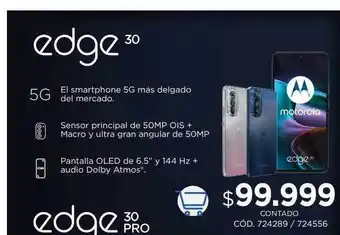 Coppel Edge 30 motorola oferta