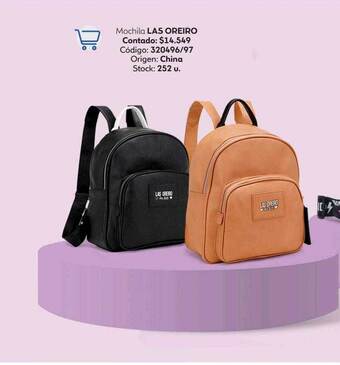 Coppel Mochila las oreiro oferta