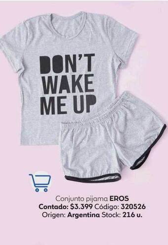 Coppel Conjunto pijama eros oferta